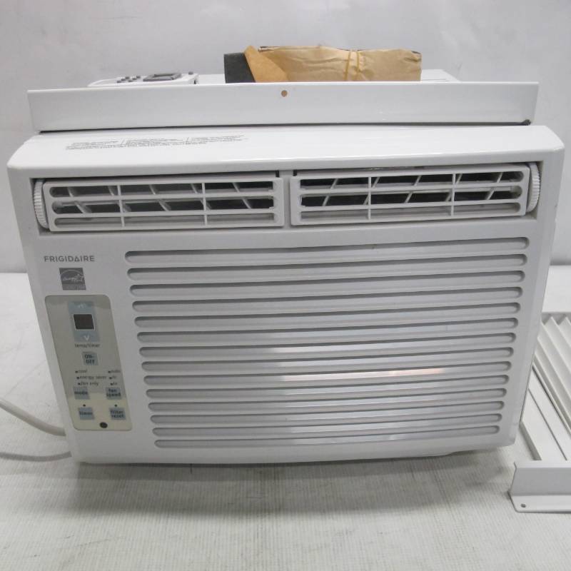 lot 298 image: Frigidaire 8,000 BTU 115-Volt Window-Mounted Mini-Compact Air Conditioner with Temperature-Sensing Remote Control