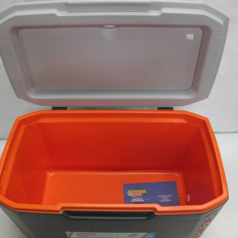 lot 376 image: Coleman 70 QUART XTREME 5 COOLER GrayOrange