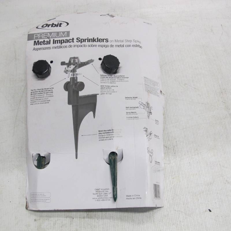 lot 303 image: Orbit Zinc Green Partial-Circle and Full-Circle Sprinkler Head