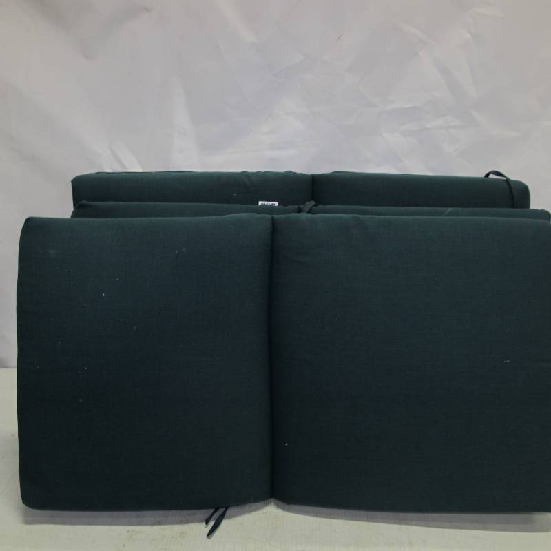 lot 317 image: CushionGuard Charleston Outdoor Mid-Back Dining Chair Cushion 3 Pack