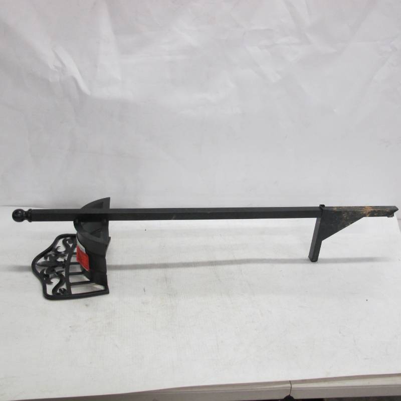 lot 328 image: Hampton Bay Fleur De Lis Hose Hanger Post