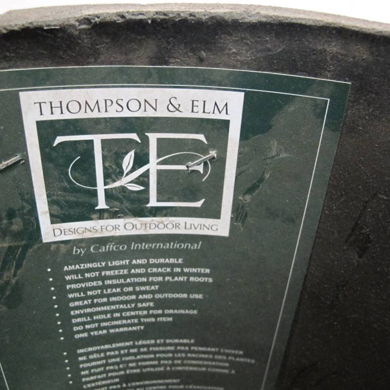 lot 167 image: Thompson and Elm by Caffco Faux Cement Planter Pot