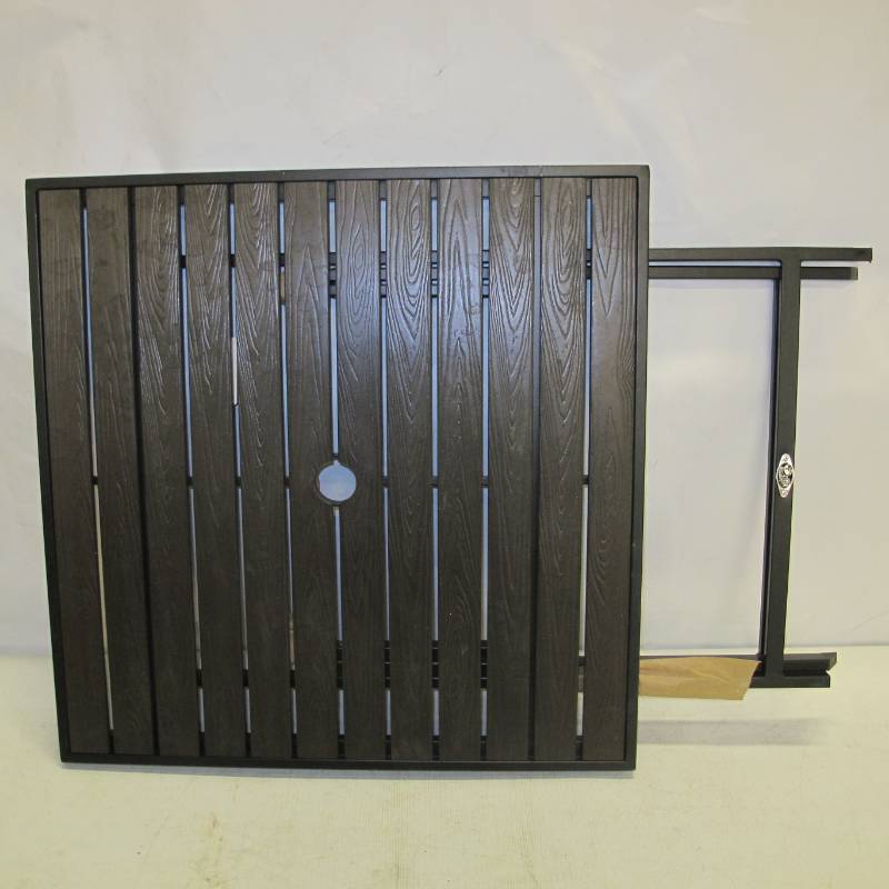 lot 176 image: Hampton Bay Poly Lumber Folding Outdoor Bistro Table