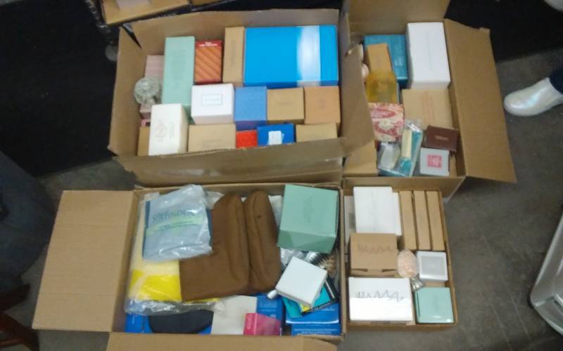 lot 42 image: 4-Boxes Of Avon Small Gift Wares, Product, Misc., & Other