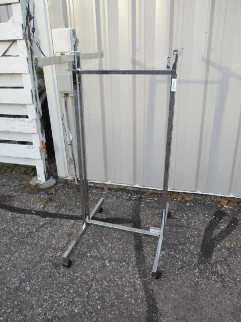 lot 81 image: Rolling Clothes Rack
