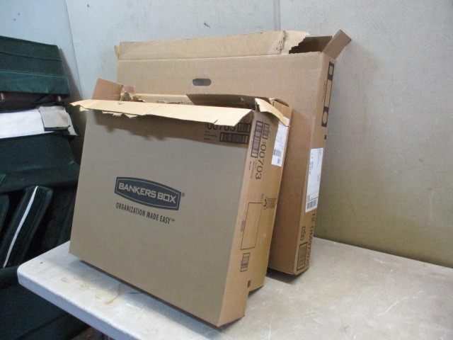 lot 92 image: Cardboard storage boxes