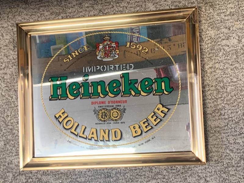 lot 17 image: Heineken Vintage Mirror