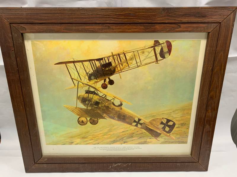 lot 29 image: Framed The Von Richthofen Artwork