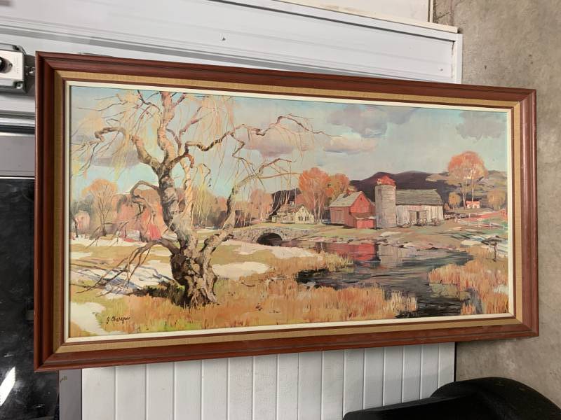 lot 37 image: Farm Artwork by G. Cherepov