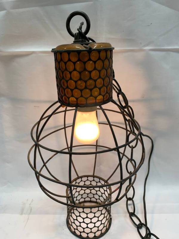 lot 42 image: Antique Light Fixture