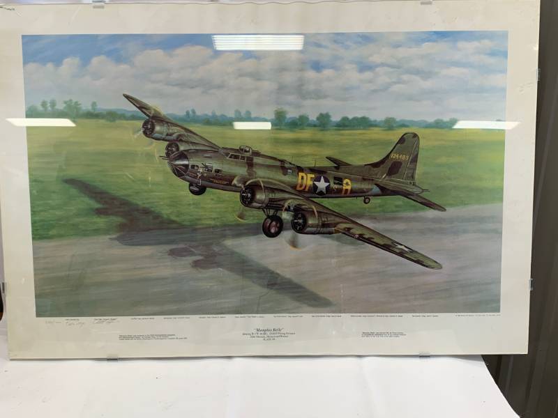 lot 56 image: Signed & Numbered Kenneth Fox Memphis Belle