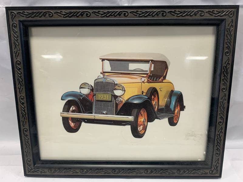 lot 108 image: 1931 Chevrolet AE Independence Framed Print