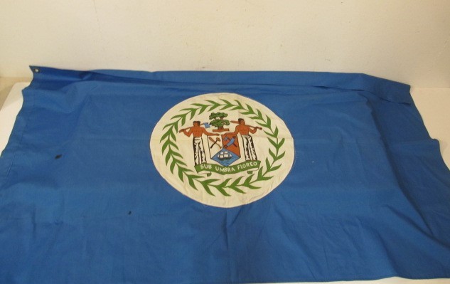 lot 62 image: Vintage Belizean Flag