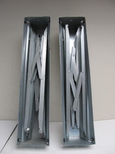 lot 35 image: Pair of EBCO Folding Metal Sawhorses 