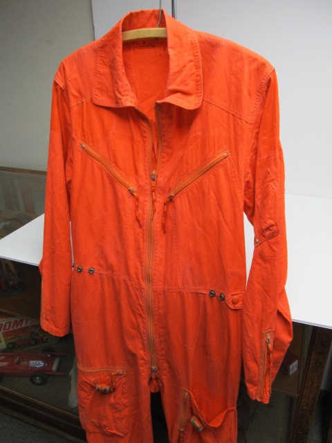 lot 116 image: Vintage West German Military Jumpsuit wHooks attached