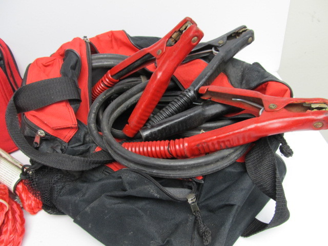 lot 114 image: Complete AAA Emergency Car Kit & Set of Jumper Cables