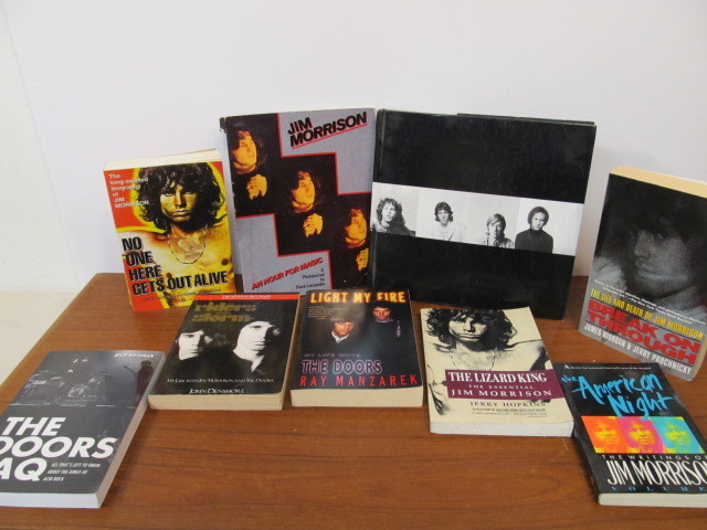 lot 242 image: Collection of Books on Jim Morrison & The Doors