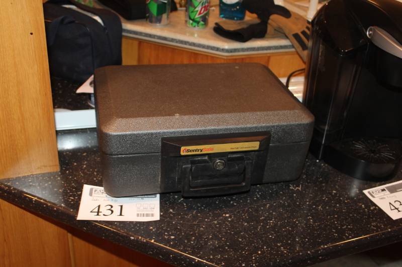 lot 431 image: SentrySafe Fire-Safe Document Chest Safe