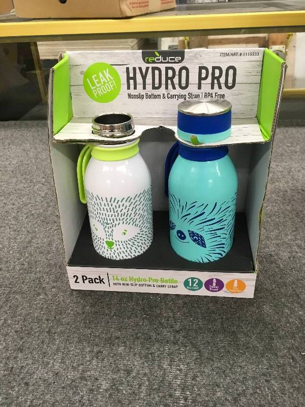 lot 261 image: Reduce Hydro Pro Water Bottles, Retail $9.99