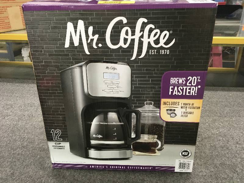 lot 269 image: Mr. Coffee 12 Cup, Retail $29.99