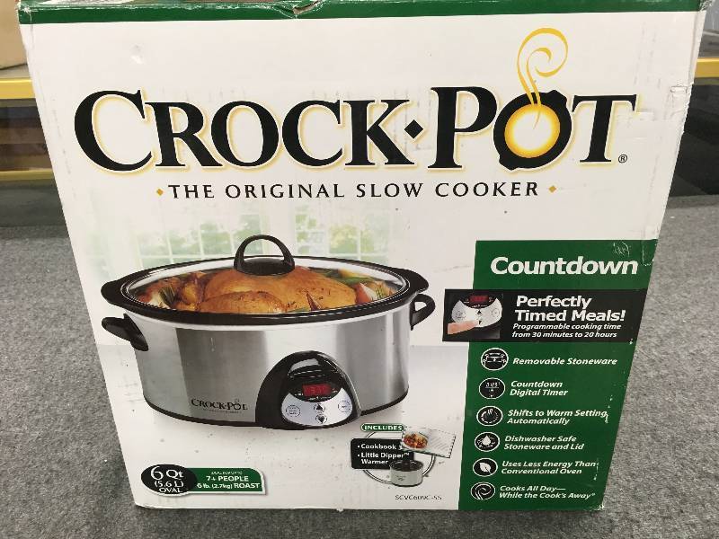 lot 275 image: Crock Pot Slow Cooker, Retail $39.99