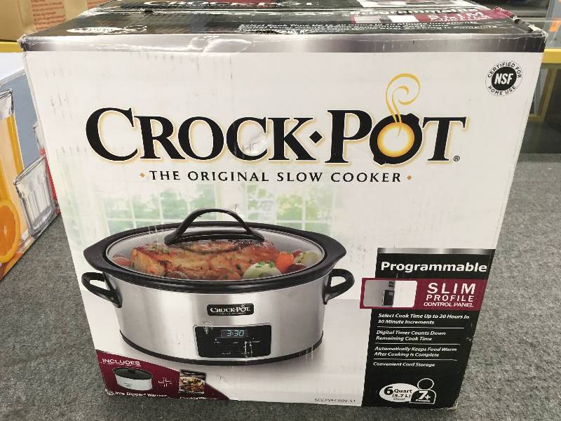 lot 280 image: Crock Pot Slow Cooker, Retail $39.99