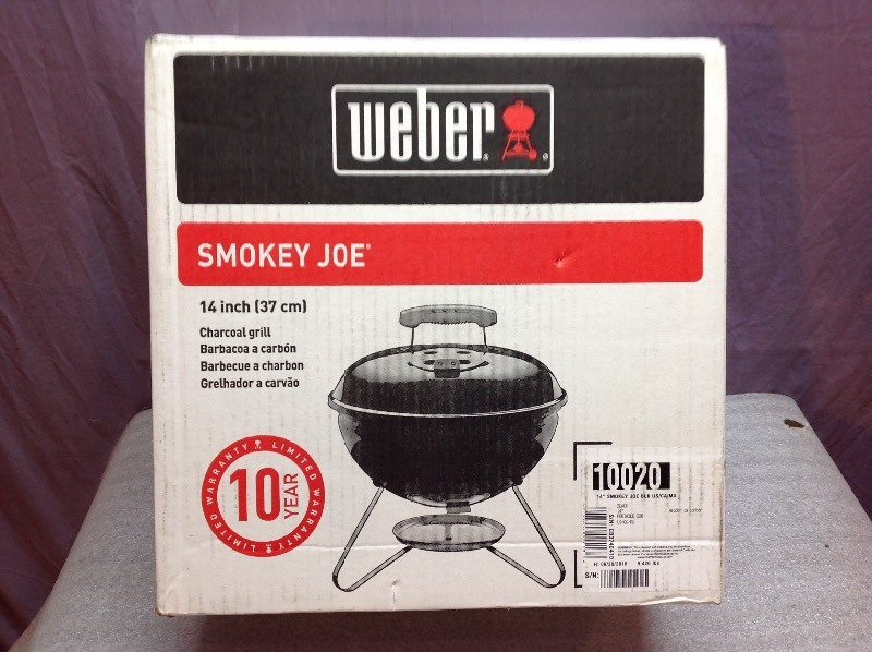 lot 6 image: New Weber Smokey Joe 14 Grill