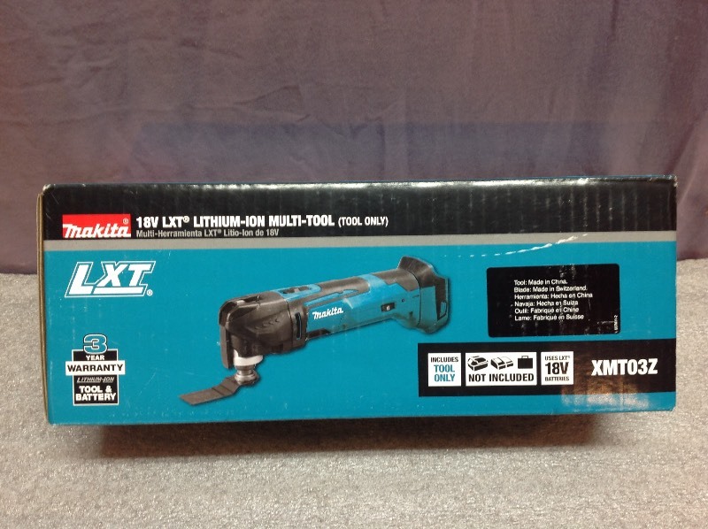 lot 13 image: New Makita 18V LXT Lithium-Ion Multi-Tool