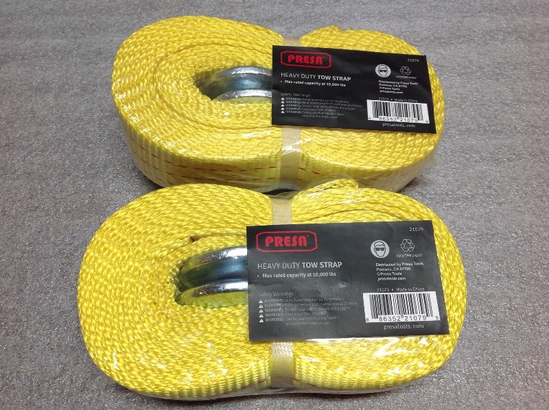 lot 30 image: 2 Heavy Duty Tow Straps