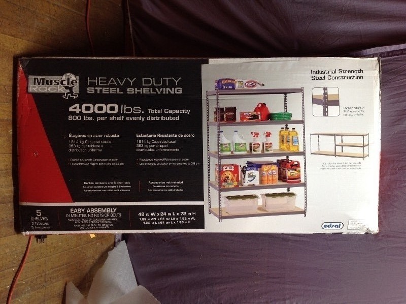 lot 40 image: New Heavy Duty Steel Shelving