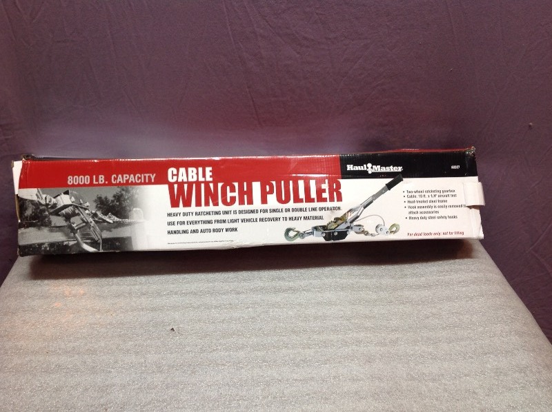 lot 46 image: 8000# Cable Winch Puller