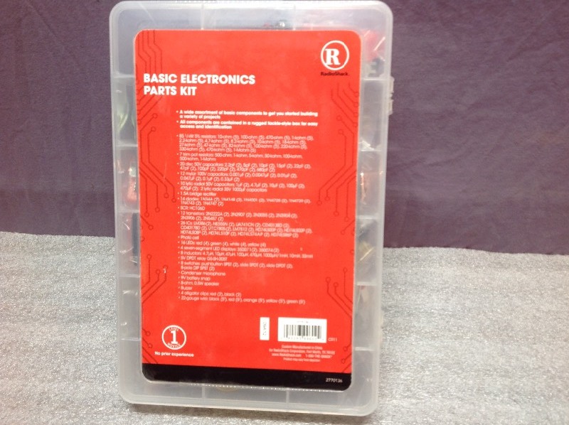 lot 81 image: Basic Electronics Parts Kit