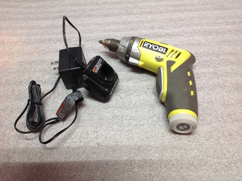 lot 83 image: Ryobi 4V Rechargeable Drill