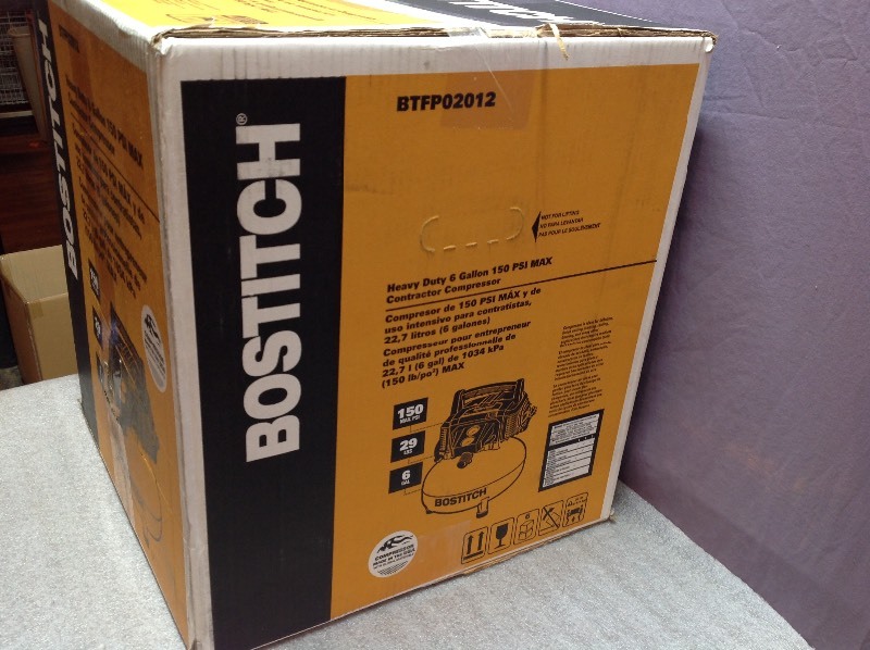 lot 48 image: New Bostitch 150 PSI Air Compressor