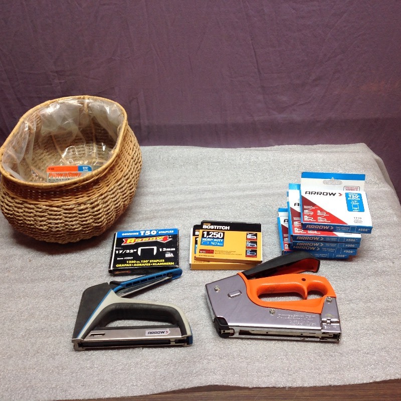 lot 97 image: Staplers & Staples