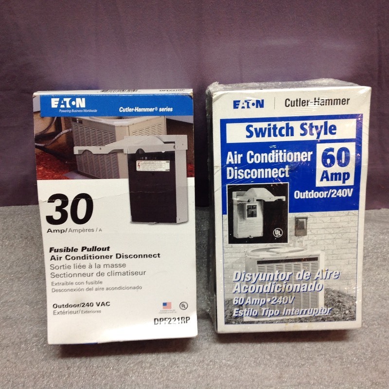 lot 99 image: 30 Amp & 60 Amp Disconnects