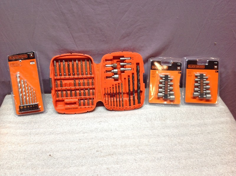 lot 117 image: Black & Decker Nutdrivers & Bits