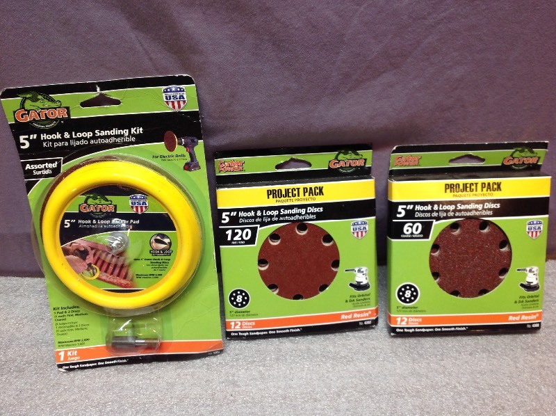 lot 136 image: 5 Sanding Kit & Sanding Discs