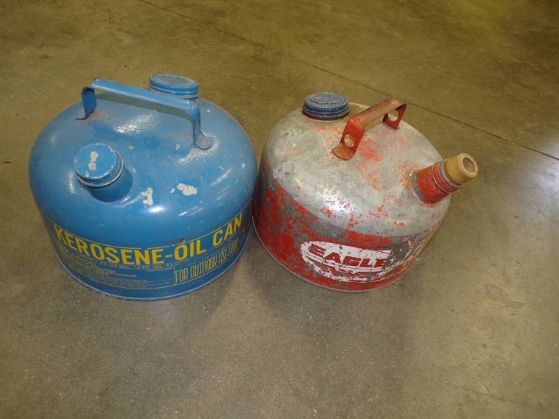 lot 62 image: Kerosene and Gas Can