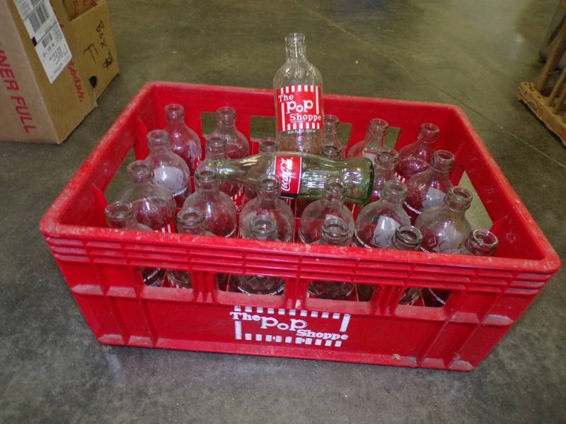 lot 88 image: Case with Pop Bottles