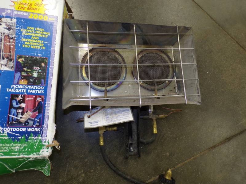 lot 108 image: Double Propane Heater