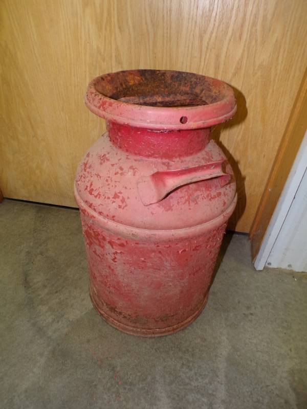 lot 110 image: Vintage Milk Can
