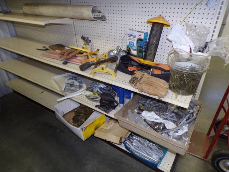 lot 129 image: Assorted Hardware and Tools