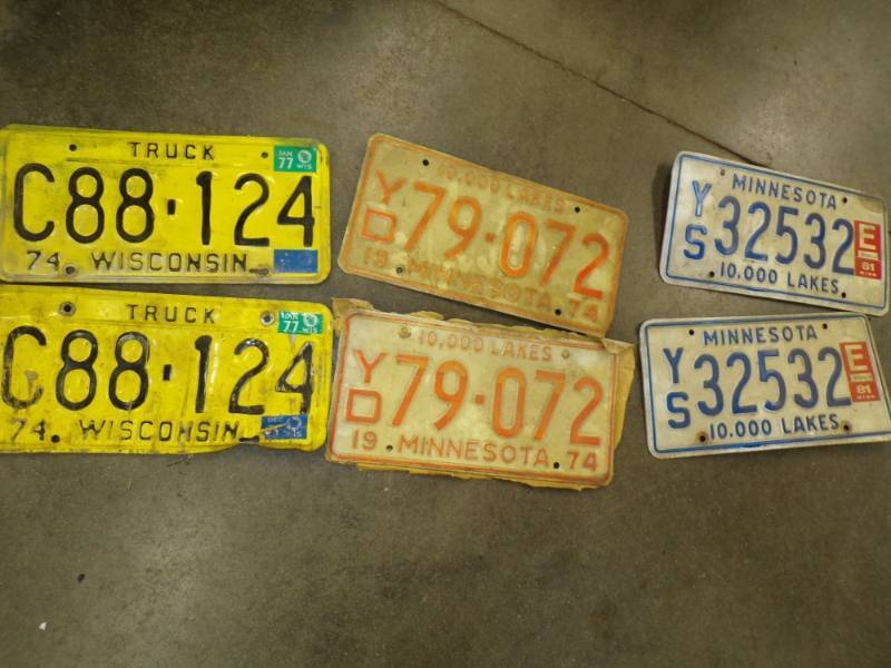 lot 139 image: 6 License Plates