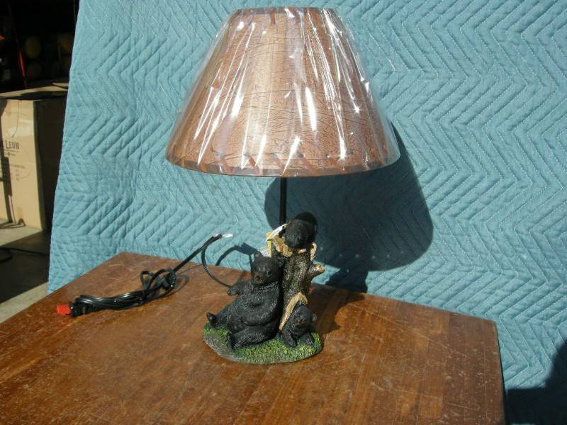 lot 44 image: Bear Table Lamp