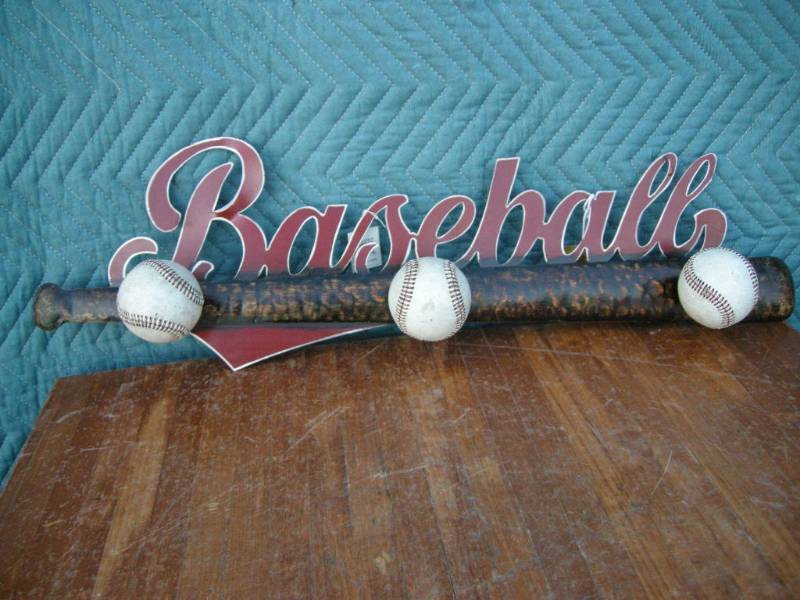 lot 83 image: Baseball Wall Hanger