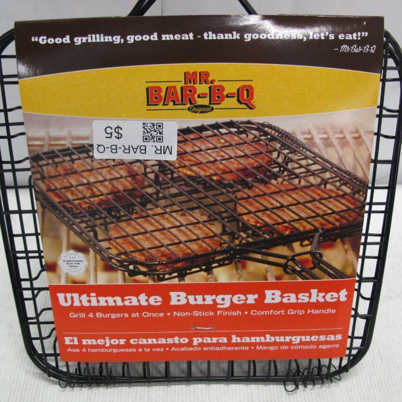 Mr. Bar-B-Q 06161X Deluxe Non-Stick Burger Basket