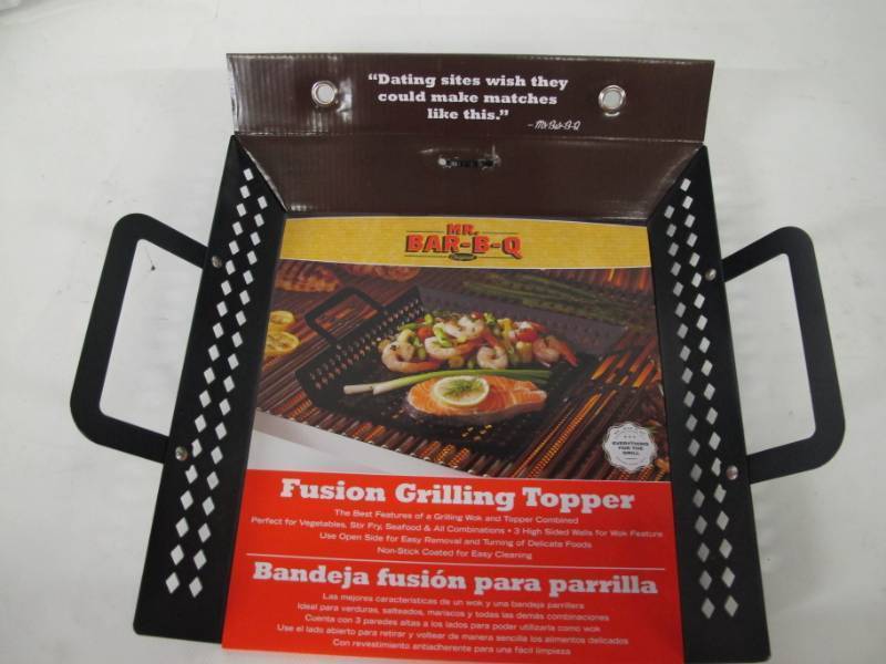 Mr. Bar-B-Q Fusion Grilling Topper with Handles
