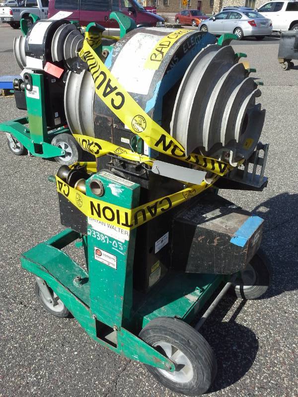 lot 102 image: Greenlee 855 Electric Bender