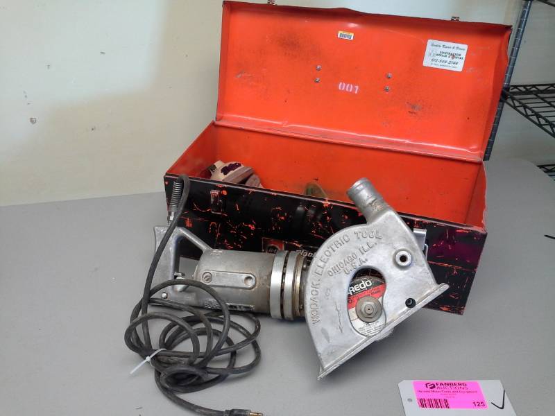 lot 125 image: Wodack Electric Tool Co. Plaster Groover, Case